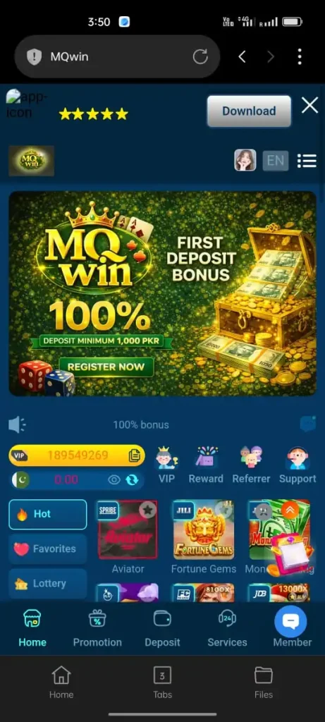 MQWIN Game Download APK